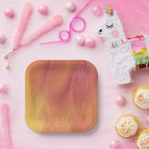 Earthtone Skies Paper Party Plates