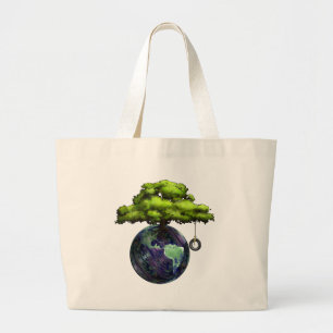 EarthTree Large Tote Bag
