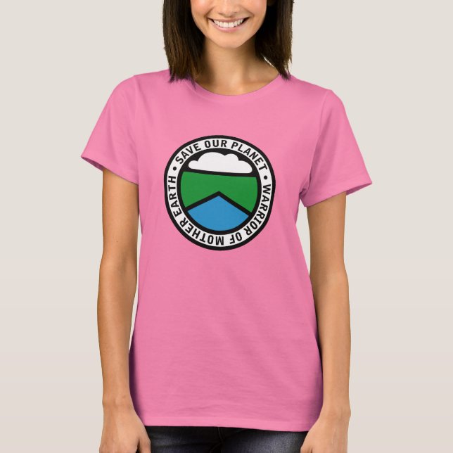 Earthwarriorblue2 T-Shirt (Front)