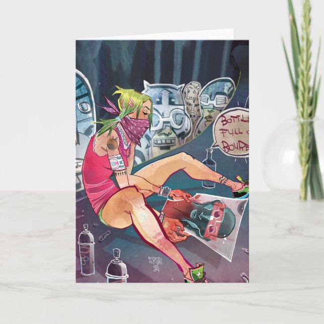 Earthworms Greeting Card (Front)