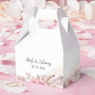 Earthy Boho Botanical Sweet Treat Packaging Gift Favour Box