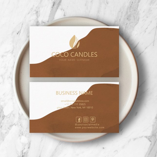 Earthy Boho Business Card (Creator Uploaded)