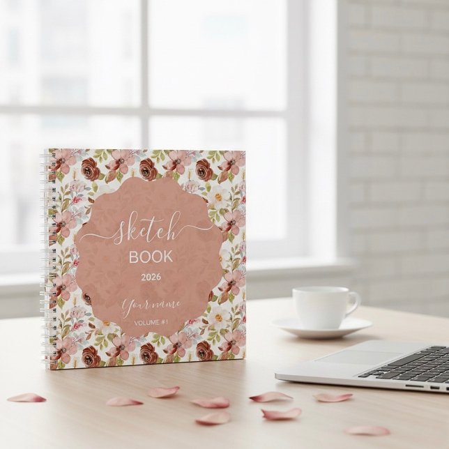 Earthy Boho Flowers Notebook (Creator Uploaded)