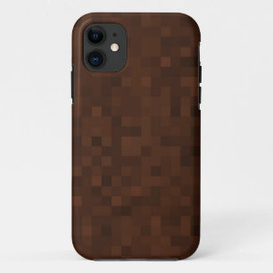 Earthy Brown Mosaic Tiles Pattern, Case-Mate iPhone Case