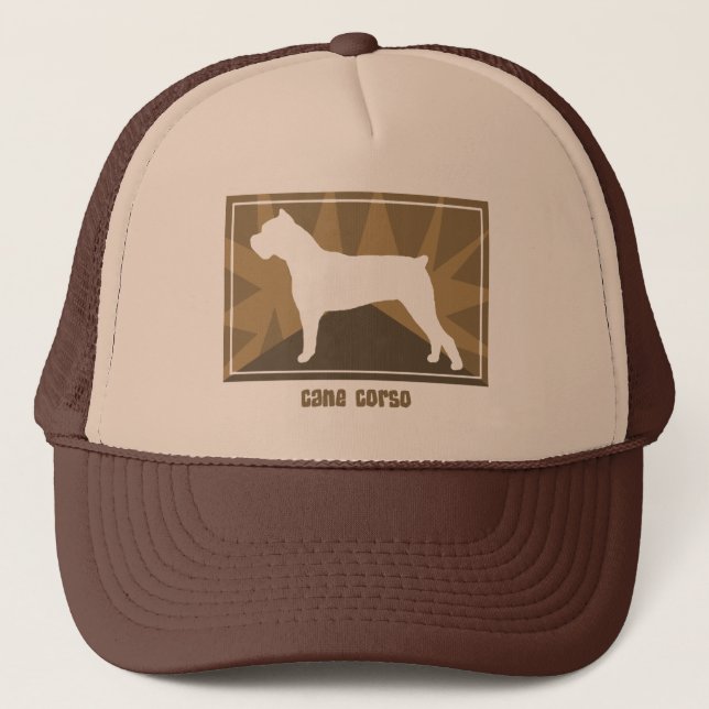 Earthy Cane Corso Trucker Hat (Front)