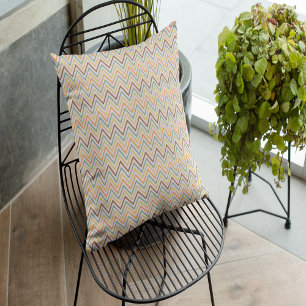 Earthy Chevron Elegance Cushion