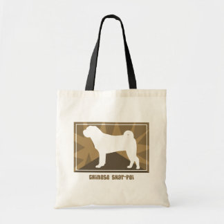 Earthy Chinese Shar Pei Tote Bag