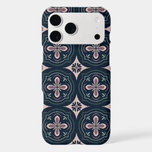 earthy colored floral geometric tiles