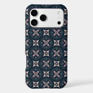 earthy coloured floral geometric tiles
