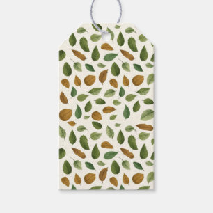 Earthy Coloured Leaves Gift Tags