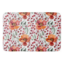 Earthy Colours, Fall Flowers Monogrammed