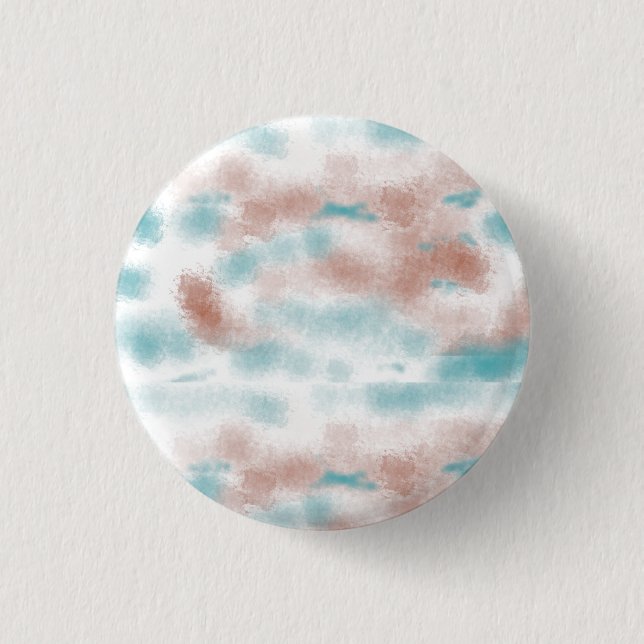 Earthy Earth Tone Clouds  3 Cm Round Badge (Front)