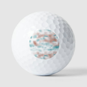 Earthy Earth Tone Clouds Golf Balls