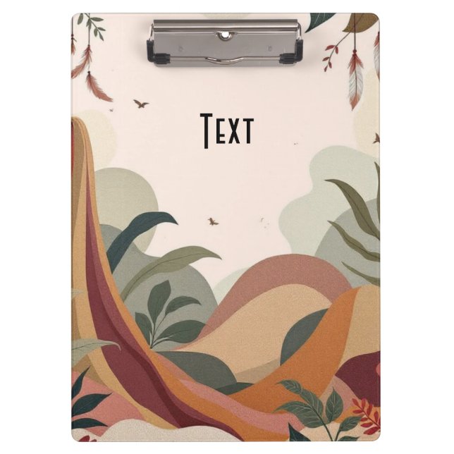 Earthy Escape Clipboard (Front)