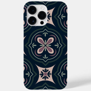 Earthy Floral Geometric Tiles Case-Mate iPhone 14 Pro Max Case