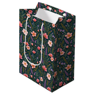 Earthy Floral Gift Bag