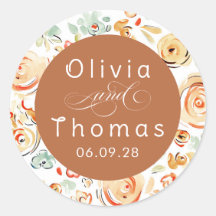 Earthy Floral Whimsical Elegant Fall Wedding