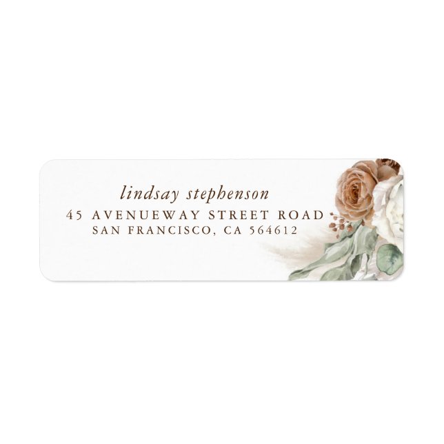 Earthy Foliage Pampas Grass Boho (Front)