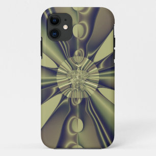 Earthy Geometric Abstract Modern Art iPhone 11 Case