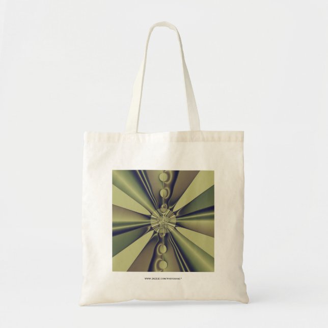 Earthy Geometric Abstract Modern Art Tote Bag (Front)