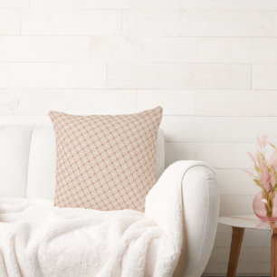 Earthy Geometric Abstract Pattern Design Cushion