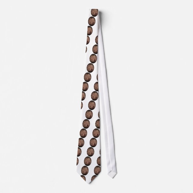 Earthy Hakuna Matata Art Print Tie (Front)