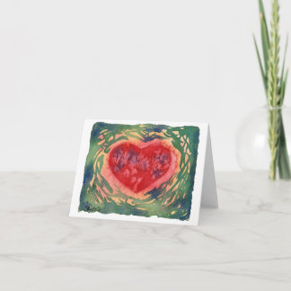 Earthy Heart Card