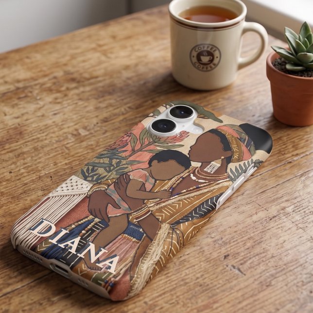 Earthy Heritage | Mother & Child Mudcloth (Lifestyle Shot)