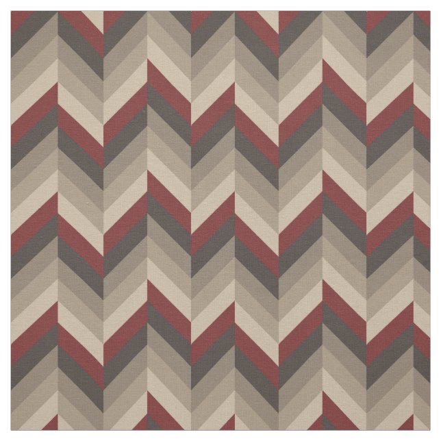 Earthy Herringbone Fabric (Swatch)