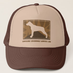Earthy Louisiana Catahoula Leopard Dog Trucker Hat