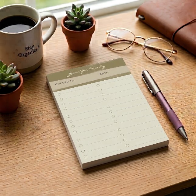 Earthy Modern To-Do List Post-it Notes (Creator Uploaded)