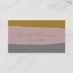 Earthy Muted Organic Colourful Modern Creative Business Card