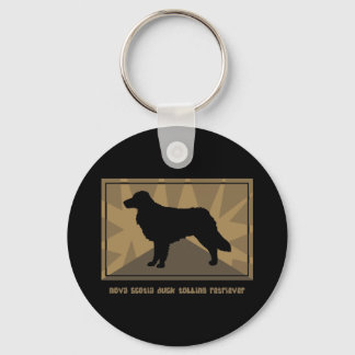 Earthy Nova Scotia Duck Tolling Retriever Keychain