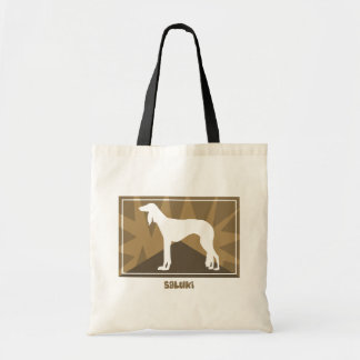 Earthy Saluki Tote Bag