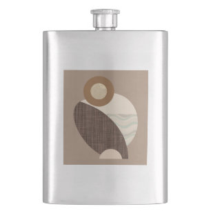 Earthy Shapes Hip Flask