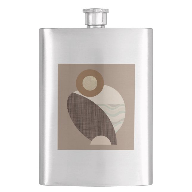 Earthy Shapes Hip Flask (Front)