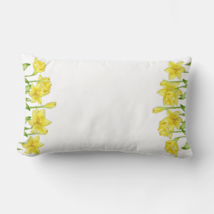 Earthy Spring on a Lumbar Pillow (D)