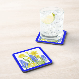 Earthy Spring on a Set of Six Coasters (M,D)