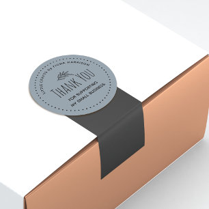 Earthy Thank You For Supporting My Small Business Classic Round Sticker