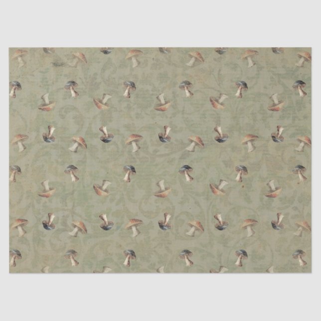 Earthy Toadstools Tissue Paper (Front)