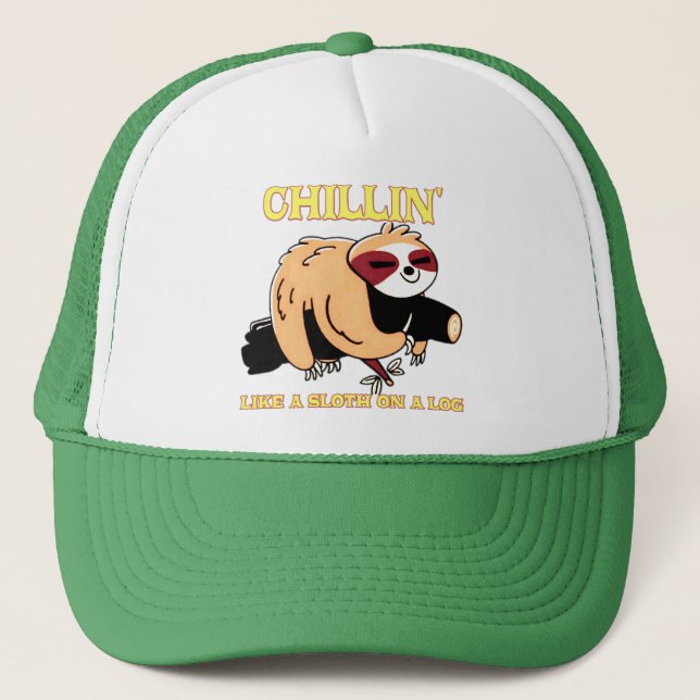 earthy tone trucker hat (Front)