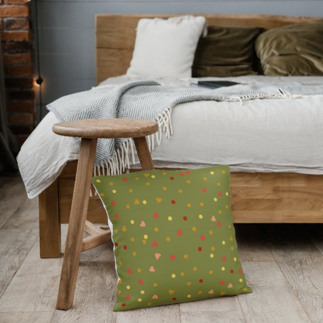 earthy tones seeds pattern cushion (Creator Uploaded)