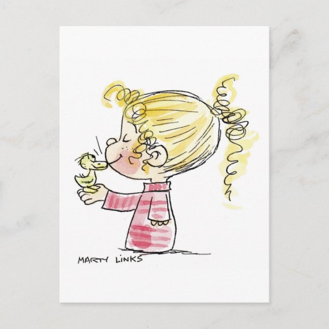 EAS-009 Easter Kiss Holiday Postcard (Front)