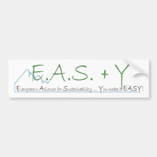 EAS+Y Bumper Sticker