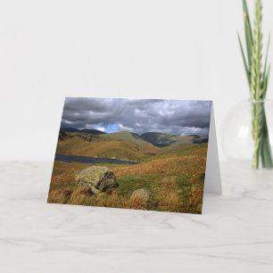Easedale Tarn Cumbria England Thank You Card