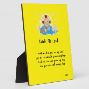 Easel With Canvas : A Lord's Prayer Plaque