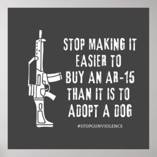 Easier To Buy A Gun Than A Dog   Poster