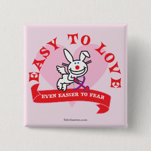 Easier To Fear 15 Cm Square Badge