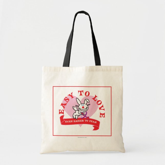 Easier To Fear Tote Bag (Front)