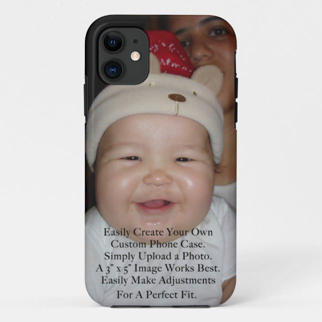 Easily Add Your Photo For a Personalised Custom Ca Case-Mate iPhone Case (Back)
